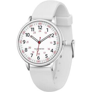 IBSO Women Watch for Nurse Easy to Read Dial Wristwatches Silicone Band Water